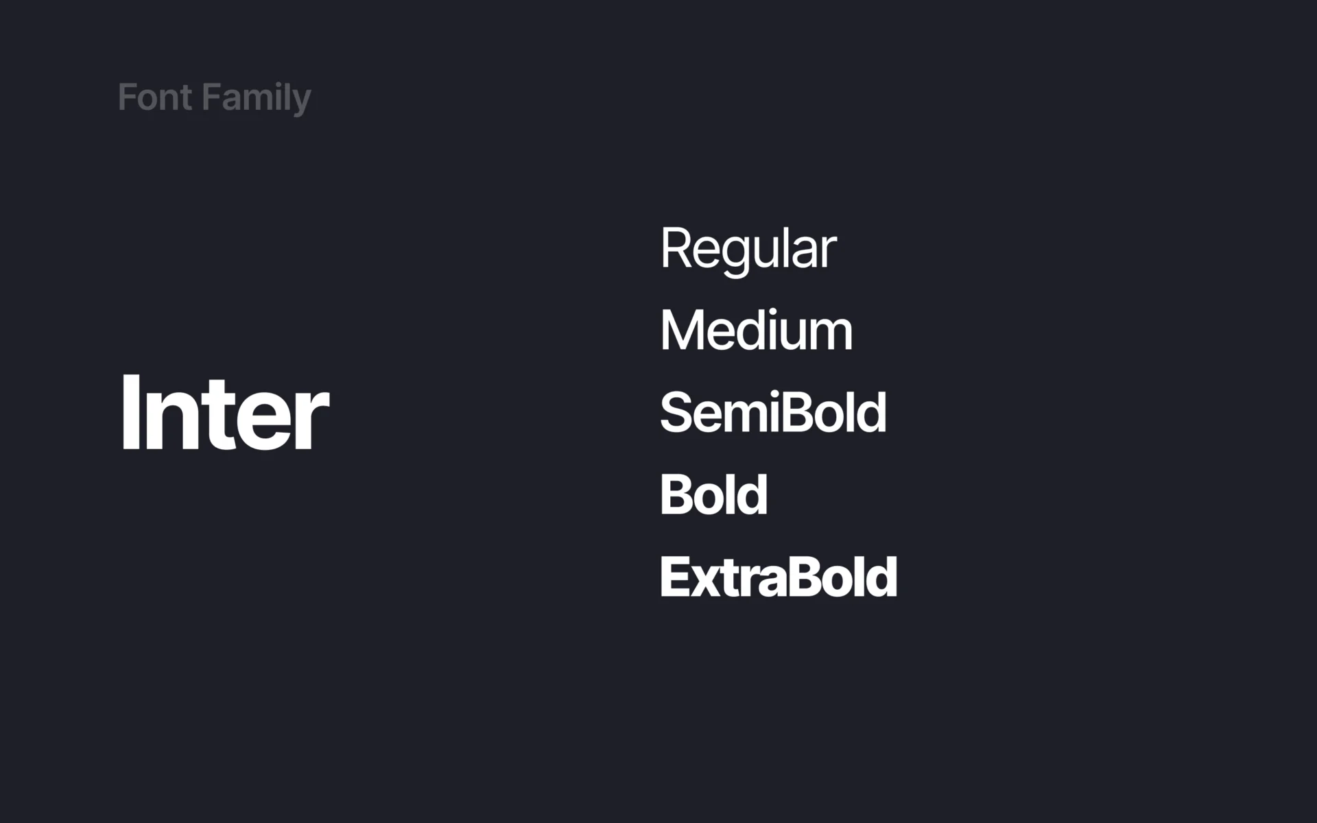 Font Slide Style